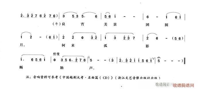 自在瑶池神仙境(京剧曲谱)3